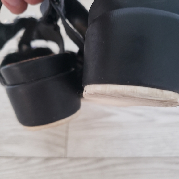 Tsumori Chisato jewel gem black platform size 6 - Picture 4 of 10